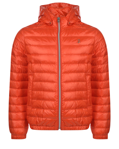 Оранжевая глянцевая куртка Herno