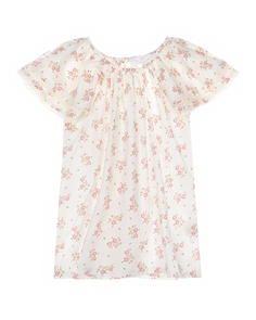 Кремовая блуза с цветочным принтом Cera Una Volta