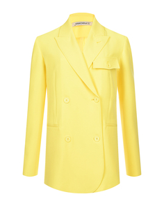 Желтый двубортный жакет Hinnominate