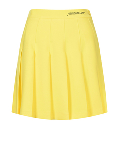Желтая мини-юбка с лого Hinnominate