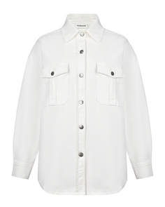 Куртка-рубашка с накладными карманами, белая Parosh P.A.R.O.S.H.