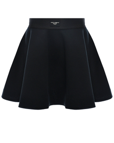 Юбка из хлопкого джерси с эластичной резинкой на талии Dolce&Gabbana