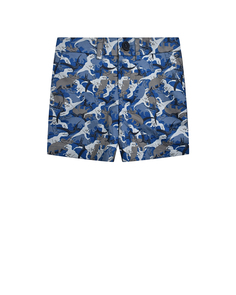 Шорты со сплошным принтом &quot;динозавры&quot; Dan Maralex
