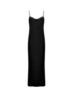 Шелковое платье-комбинация, черное Dorothee Schumacher