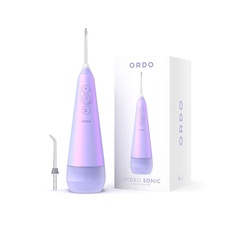 ORDO Ирригатор для полости рта Hydro Sonic Flosser White портативный с двумя насадками