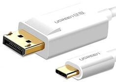 Кабель UGREEN MM139 40420_ USB Type-C to DP, 1.5м, цвет: белый