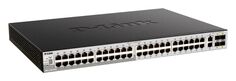 Коммутатор D-link DGS-3130-54TS/B1A 48x1000Base-T, 2x10GBase-T,4x10GBase-X SFP, L3