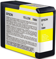 Картридж Epson C13T580400 для принтера Stylus Pro 3800 (80 ml) жёлтый