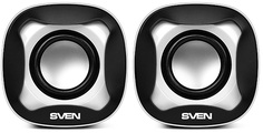 Компьютерная акустика 2.0 Sven 170 SV-013523 5 Вт, 100-20000 Гц, USB, Black/White
