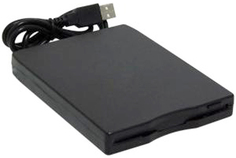 Дисковод Buro FLD-USB BUM-USB FDD USB 3.5" 1.44Mb черный