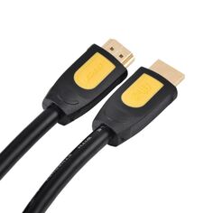 Кабель UGREEN HD101 10129_ HDMI Male / Male Cable, 2м, черно-желтый