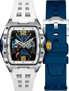 fashion наручные мужские часы Nubeo NB-6078-04. Коллекция DAVINCI AUTOMATIC