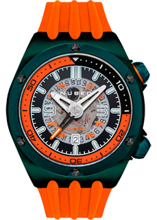 fashion наручные мужские часы Nubeo NB-6037-0B. Коллекция NEREUS COMPRESSOR AUTOMATIC