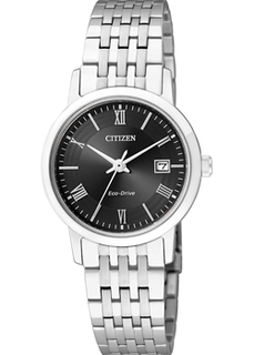Японские наручные женские часы Citizen EW1580-50E. Коллекция Eco-Drive