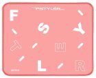 Коврик для мышек A4Tech FStyler FP25 Мини розовый/белый 250x200x2мм