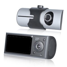 Видеорегистратор 2 камеры с gps, hd 1280×480p, tft 2.7, обзор 132° NO Brand