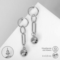 Серьги металл Queen Fair