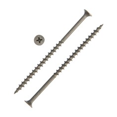 Саморез по дереву, 4.8х89 мм, крупный шаг, фосфатированный, 200 шт Tundra