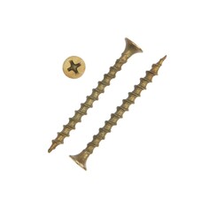 Саморез по дереву 4.2х70 мм, крупная резьба, желтый цинк, в упаковке 9 кг Tundra
