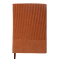 Ежедневник недатированный, а5, 80л, линия, обл.кожзам лайт, new коричневый Calligrata