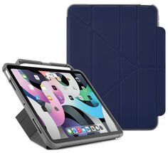 Pipetto Чехол для iPad Air 10.9" (2022) Origami No2 Pencil Shield Case, темно-синий