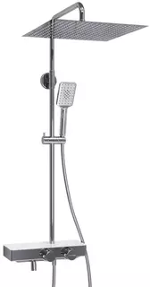 Душевая система 400 мм WasserKRAFT Aller A113.119.126.CH Thermo