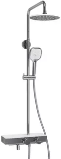 Душевая система 225 мм WasserKRAFT Aller A113.067.065.CH Thermo