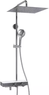 Душевая система 400 мм WasserKRAFT Aller A113.119.101.CH Thermo