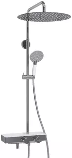 Душевая система 400 мм WasserKRAFT Aller A113.117.058.CH Thermo