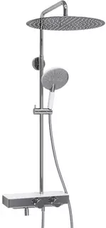 Душевая система 400 мм WasserKRAFT Aller A113.117.059.CH Thermo