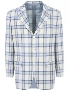 Пиджак в клетку Kiton