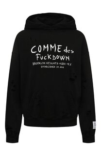 Хлопковое худи Comme des Fuckdown