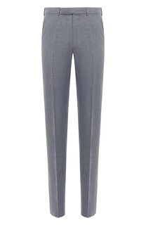 Брюки из шерсти и льна Zegna
