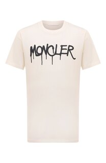 Хлопковая футболка Moncler