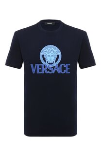 Хлопковая футболка Versace