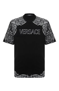 Хлопковая футболка Versace