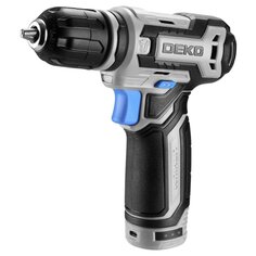 Дрель-шуруповерт аккум, Deko, ZKCD12FU-Li, 12 В, коробка, 1*1.5 Ач