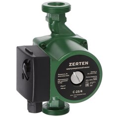 Насос циркуляционный, Zerten, 1" , 72 Вт, максимальный напор 4 м, 1.8 м³/ч