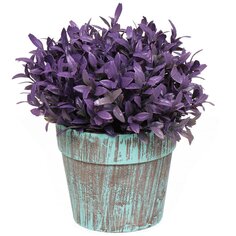 Цветок искусственный декоративный Пряные травы, в кашпо, 16 см, Y6-2052