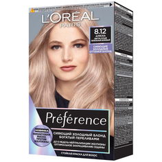 Краска для волос Loreal Preference Cool Blondes 8.12 Аляска LOreal