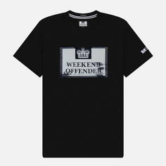 Мужская футболка Weekend Offender Bonpensiero SS24, цвет чёрный