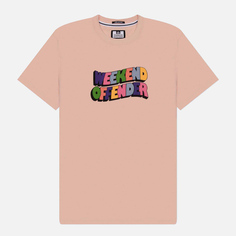 Мужская футболка Weekend Offender Hallelujah, цвет розовый, размер L