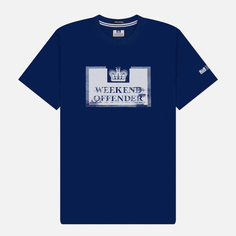 Мужская футболка Weekend Offender Bonpensiero SS24, цвет синий, размер S