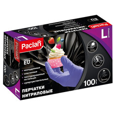 Перчатки одноразовые перчатки PACLAN нитриловые L 100шт