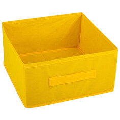 Короба складные короб для хранения РЫЖИЙ КОТ 280х280х140мм желтый
