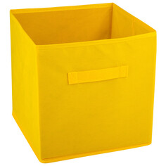 Короба складные короб для хранения РЫЖИЙ КОТ 280х280х280мм желтый
