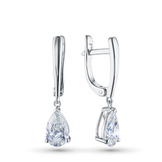 Серьги из белого золота э4712сг12231177_white ЭПЛ Даймонд
