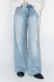 брюки джинсовые женские Джинсы wide широкие со средней посадкой Befree