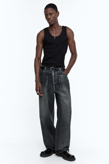 брюки джинсовые мужские Джинсы широкие с состаренным эффектом Befree