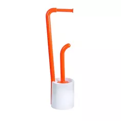 Стойка для ёршика и туалетной бумаги Fixsen Wendy FX-7032-93 69 см пластик цвет оранжевый
